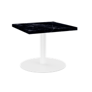 White Halo Side Table